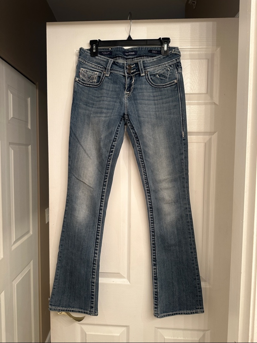 Vigoss Women's Light Blue Flare Jeans